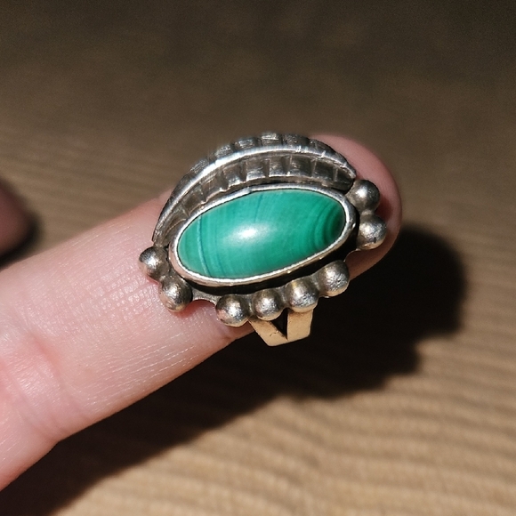sterling silver and turquoise ring 925 - Picture 2 of 5